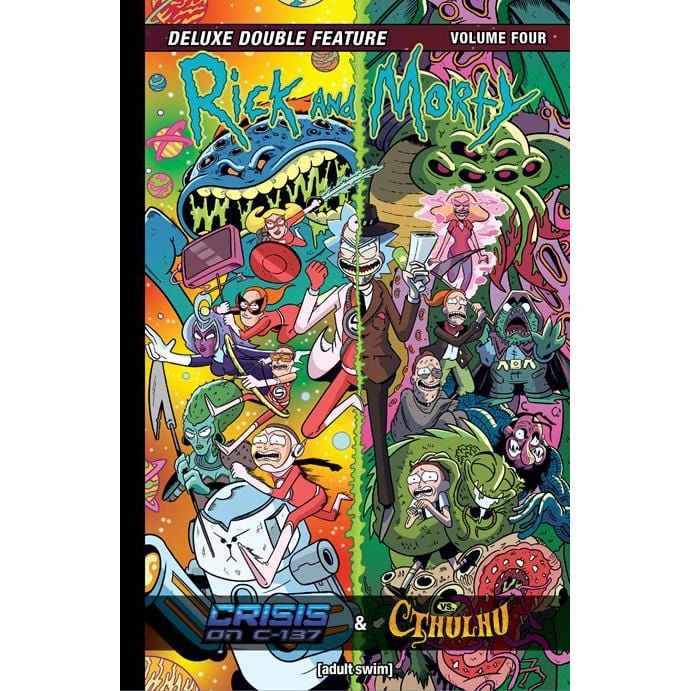 RICK AND MORTY DELUXE DOUBLE FEATURE HC VOL 4 (MR) In-Store: 10/2/2024
