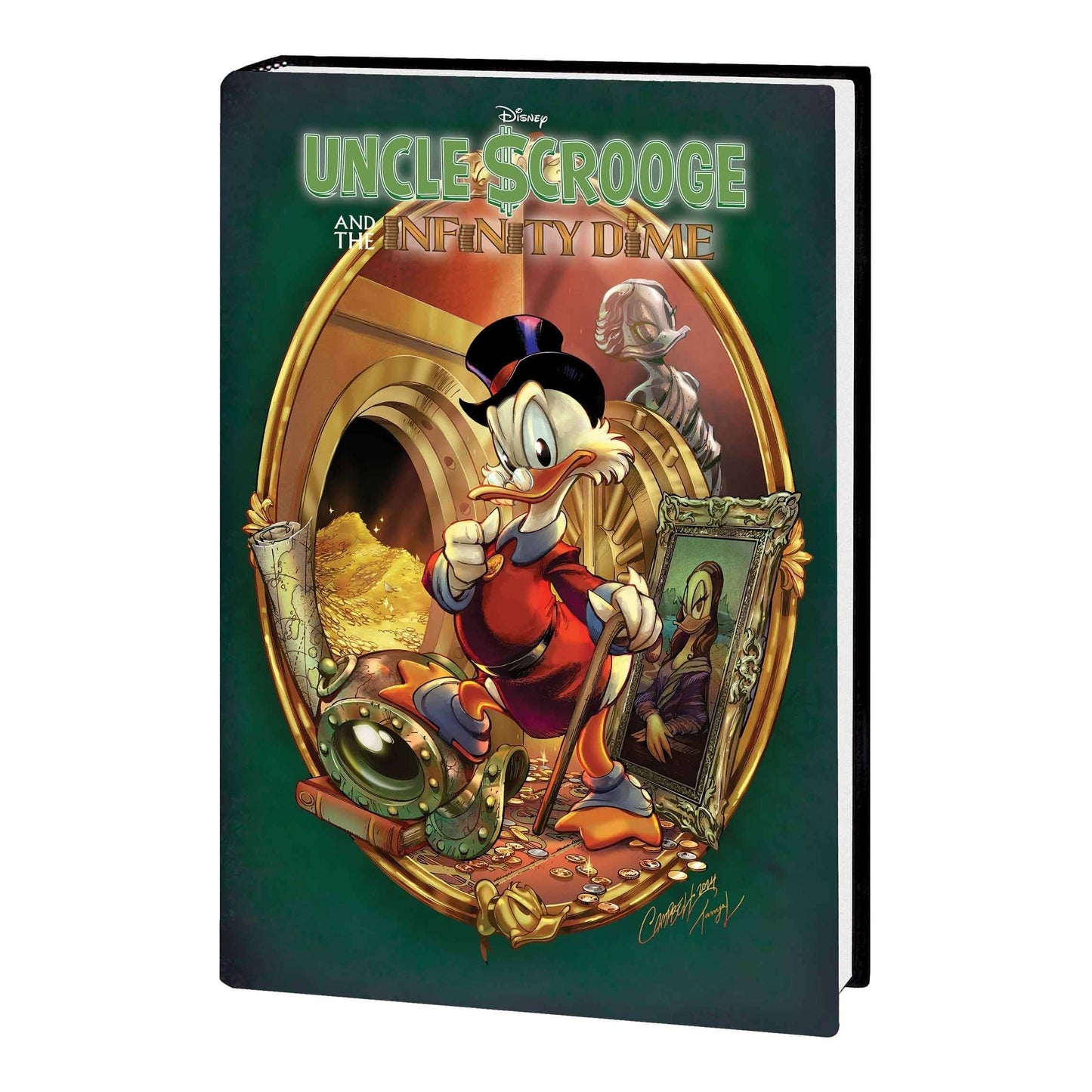 UNCLE SCROOGE INFINITY DIME GALLERY ED HC CAMPBELL DM VAR On Sale 03/18/2025