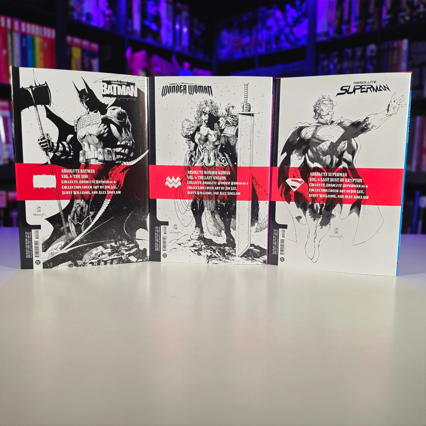 DC Absolute Trinity: Jim Lee FCBD Exclusive Hardcover Bundle