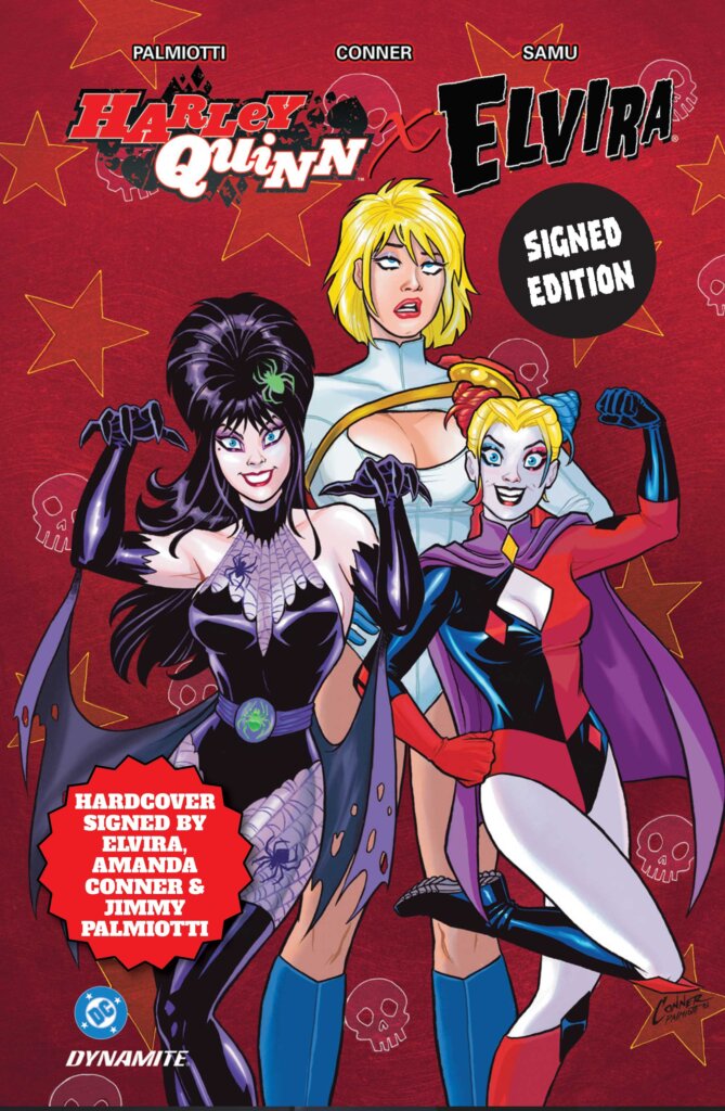 Harley Quinn X Elvira HC Signed by Elvira HC - On Sale Date: November 25, 2026