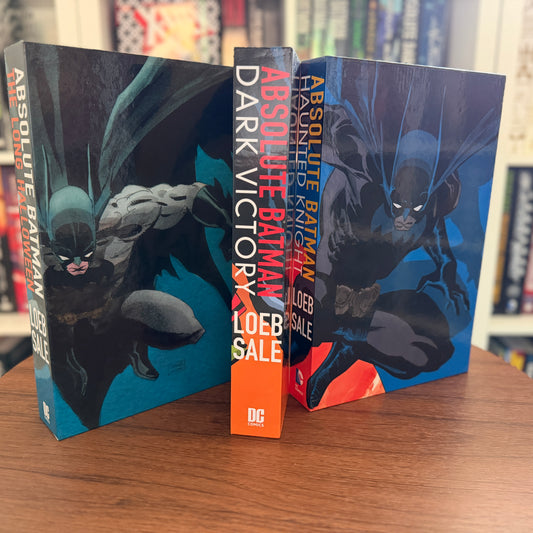 Absolute Batman Jeph Loeb & Tim Sale Pre-Order Bundle (Long Halloween, Dark Victory, Haunted Knight in Slipcase – Ships Together on Release)