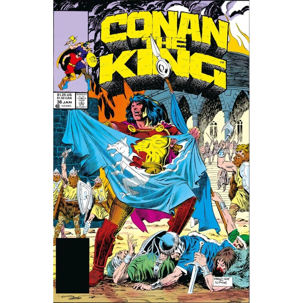 KING CONAN: THE ORIGINAL COMICS OMNIBUS VOL. 3 COVER (DIRECT MARKET): MIKE DOCHERTY On Sale September 3, 2025