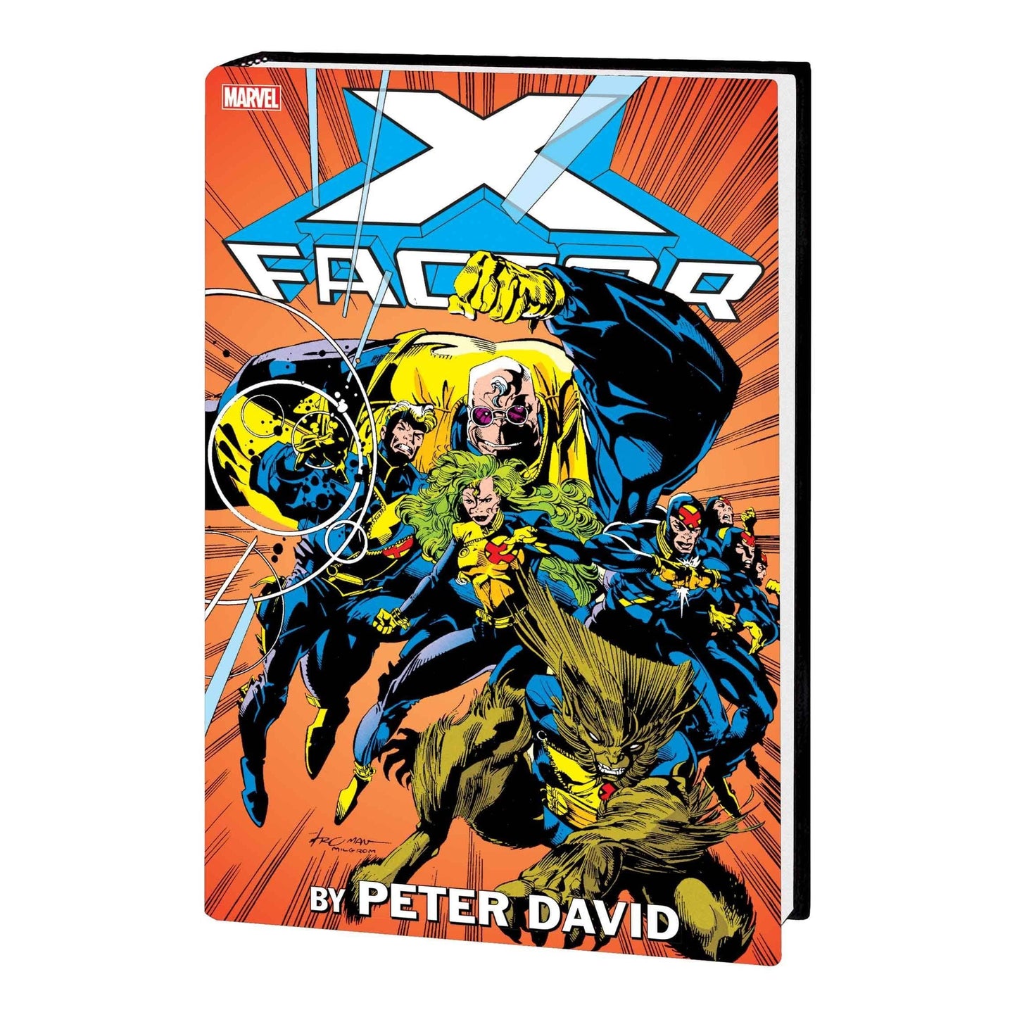 X-FACTOR BY PETER DAVID OMNIBUS HC VOL 01 LARRY STROMAN CVR