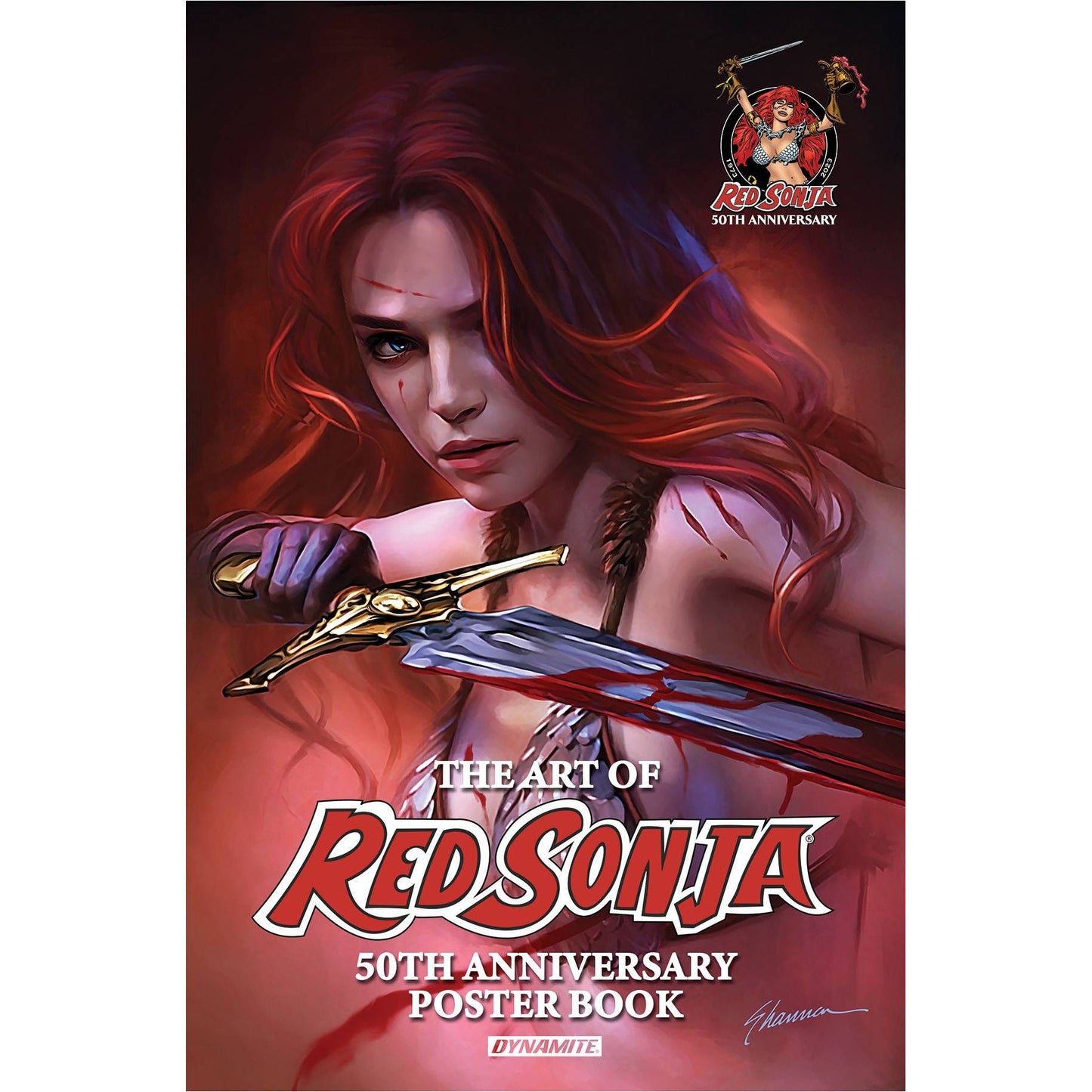 RED SONJA 50TH ANN POSTER BOOK SC