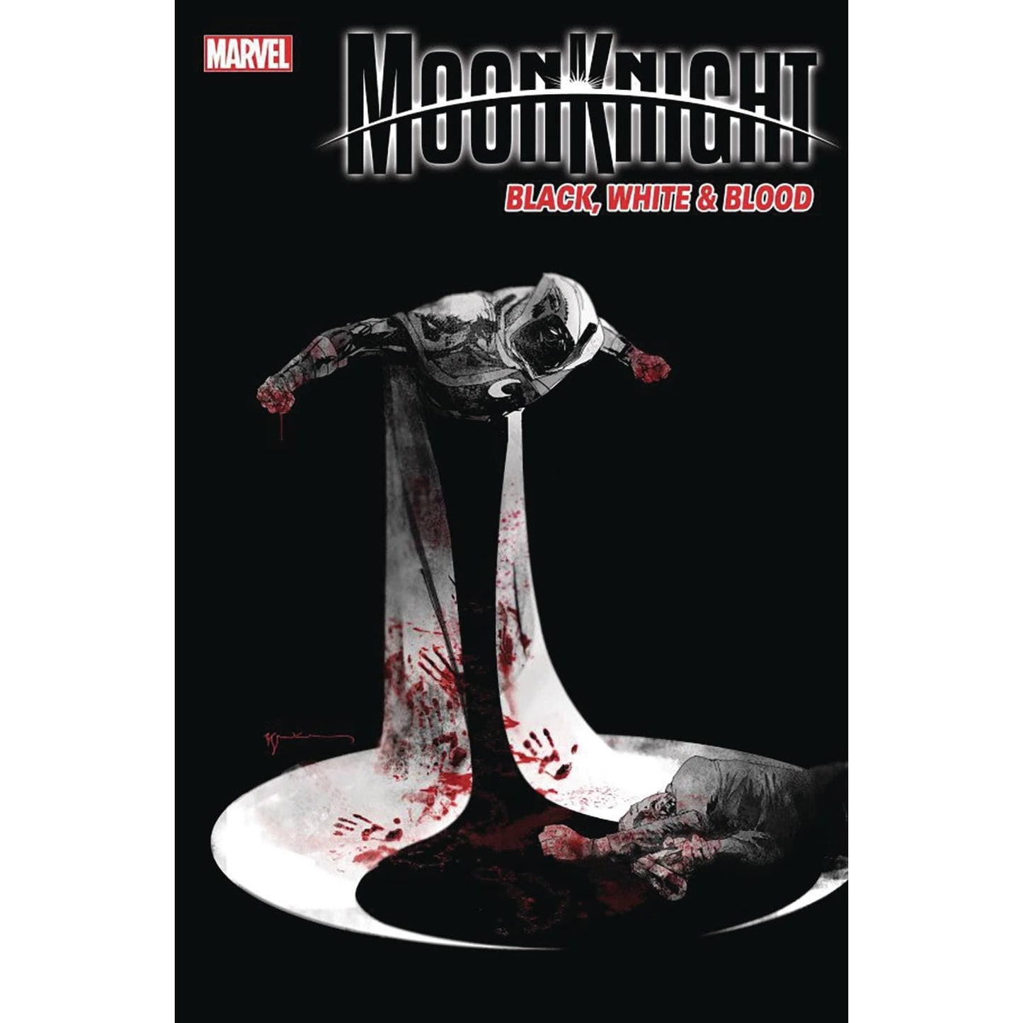 DF MOON KNIGHT BLACK WHITE & BLOOD #1 CGC GRADED 9.6