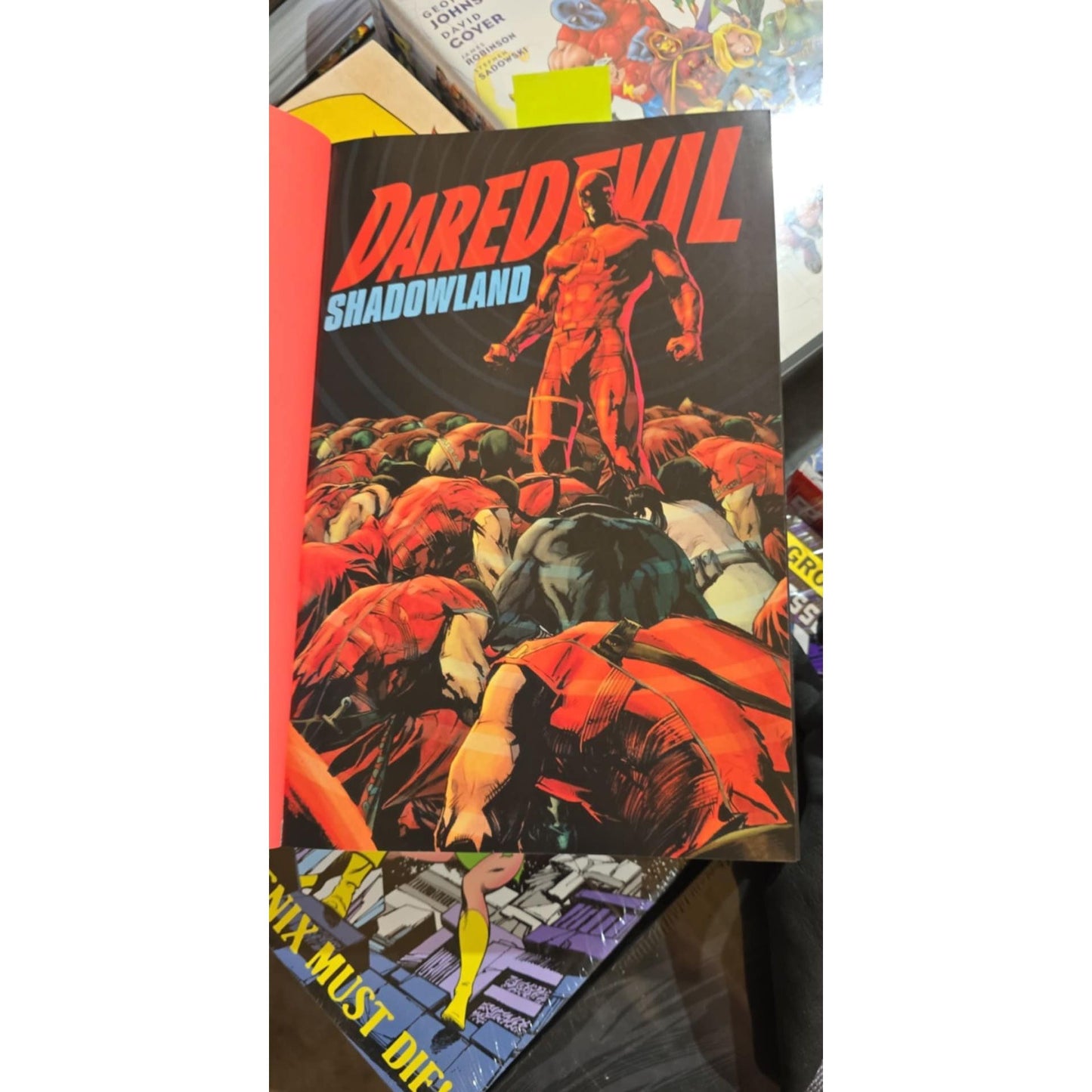 DAREDEVIL: SHADOWLAND OMNIBUS HC CASSADAY COVER [NEW PRINTING] - DINGED AND DENTED NO DUST JACKET