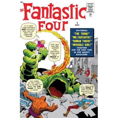 THE FANTASTIC FOUR OMNIBUS VOL. 1 JACK KIRBY COVER [NEW PRINTING 3, DM ONLY]