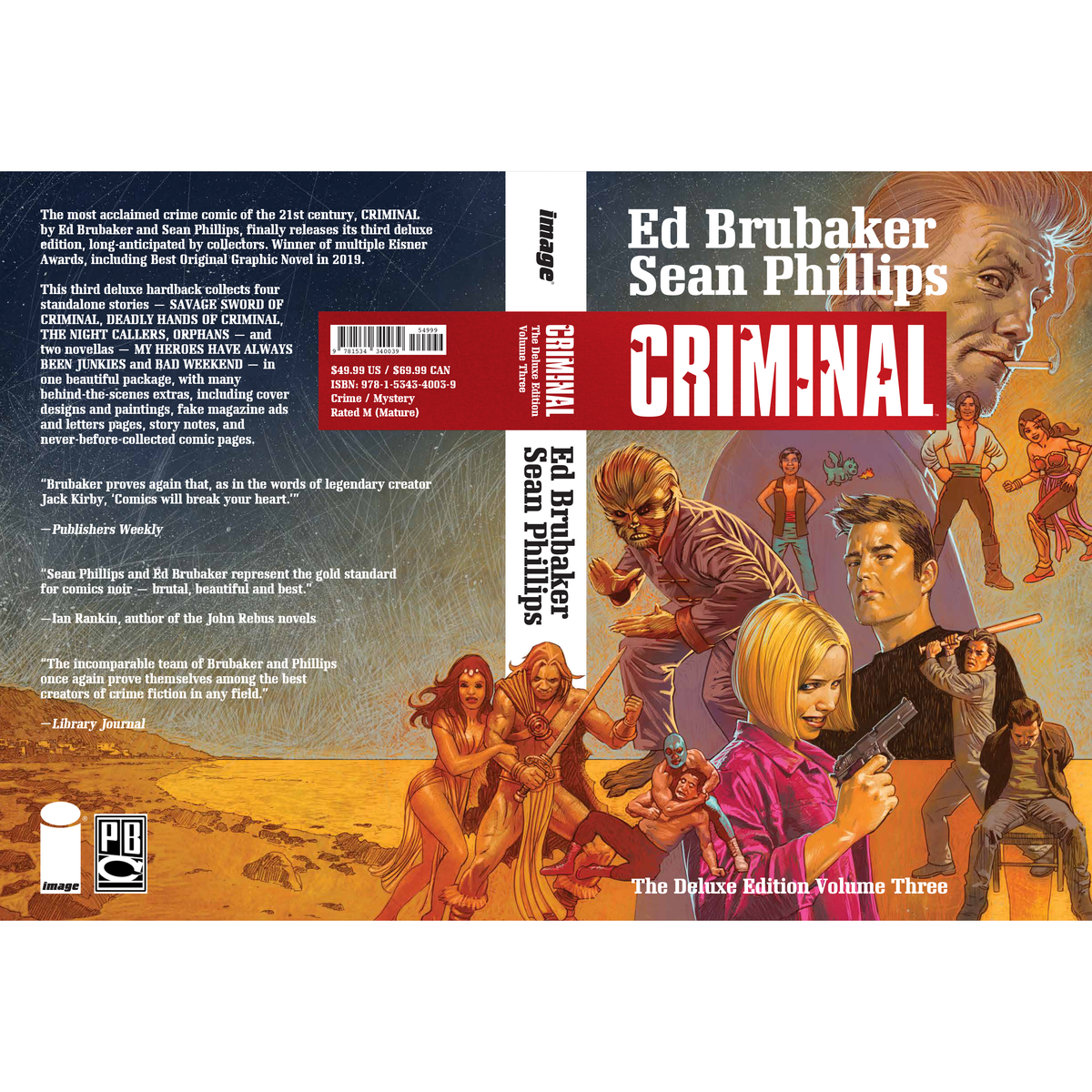 Criminal Deluxe Edition Hardcover Vol. 1–3 Bundle – PBC Exclusive Foil Edition