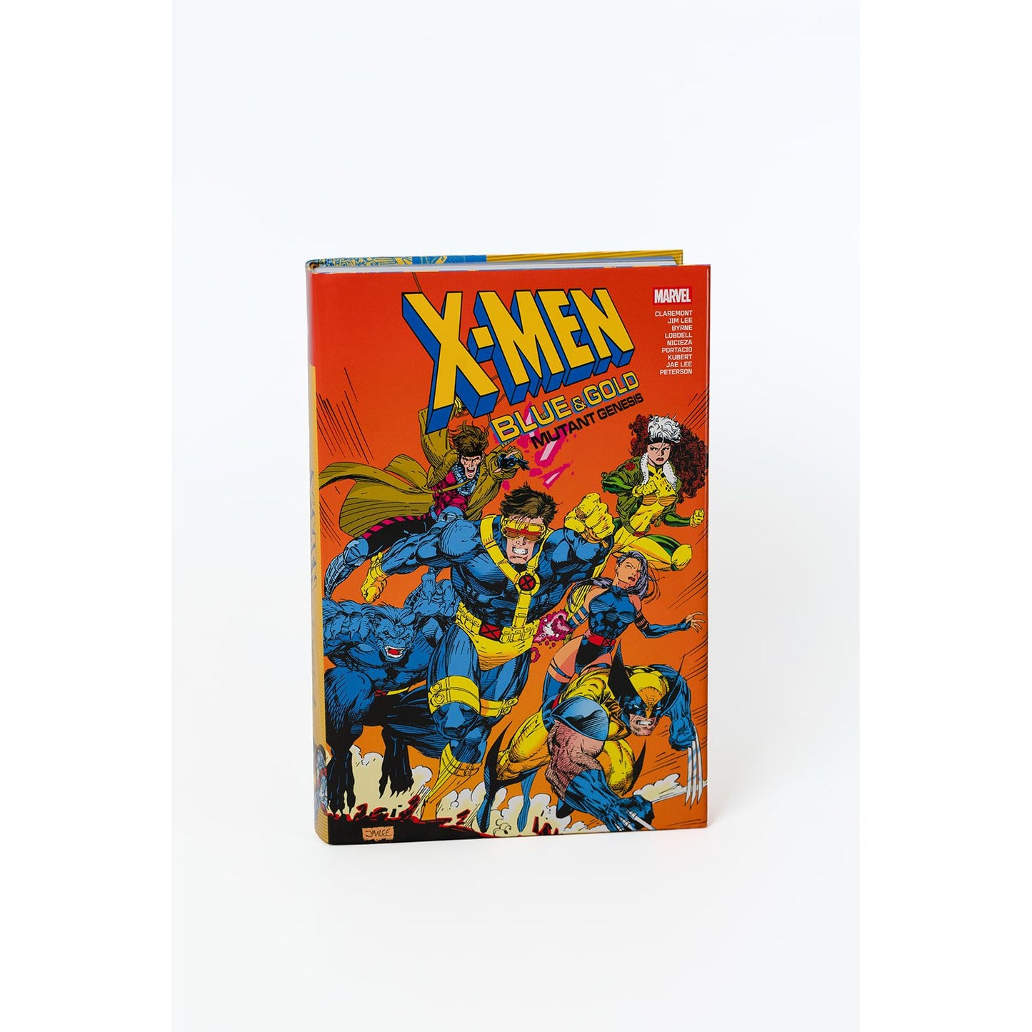 X-MEN: BLUE & GOLD — MUTANT GENESIS OMNIBUS HC JIM LEE SHATTERSHOT COVER