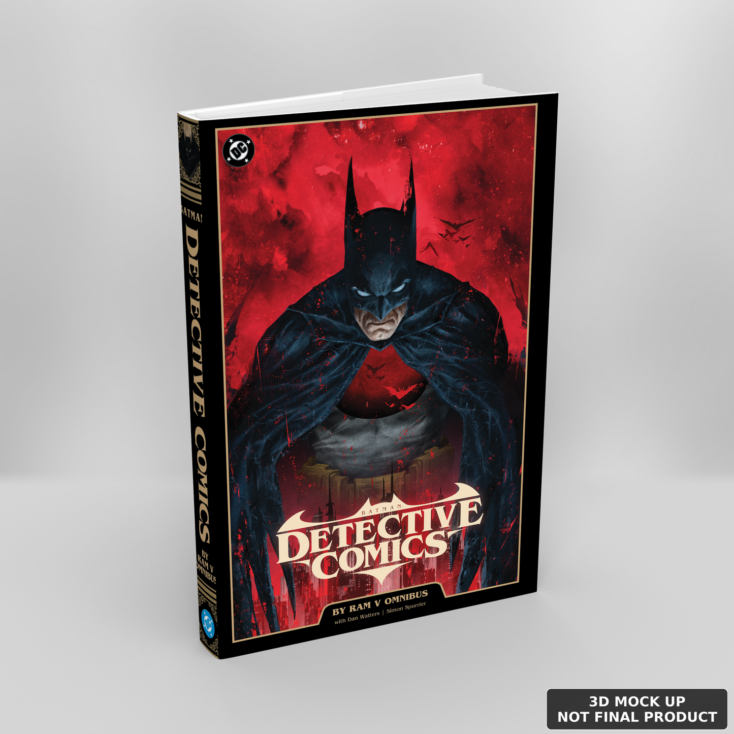 Batman: Detective Comics by Ram V Omnibus Panel Bound Comics Exclusive Variant Cover - On Sale Date: Sep 29, 2026
