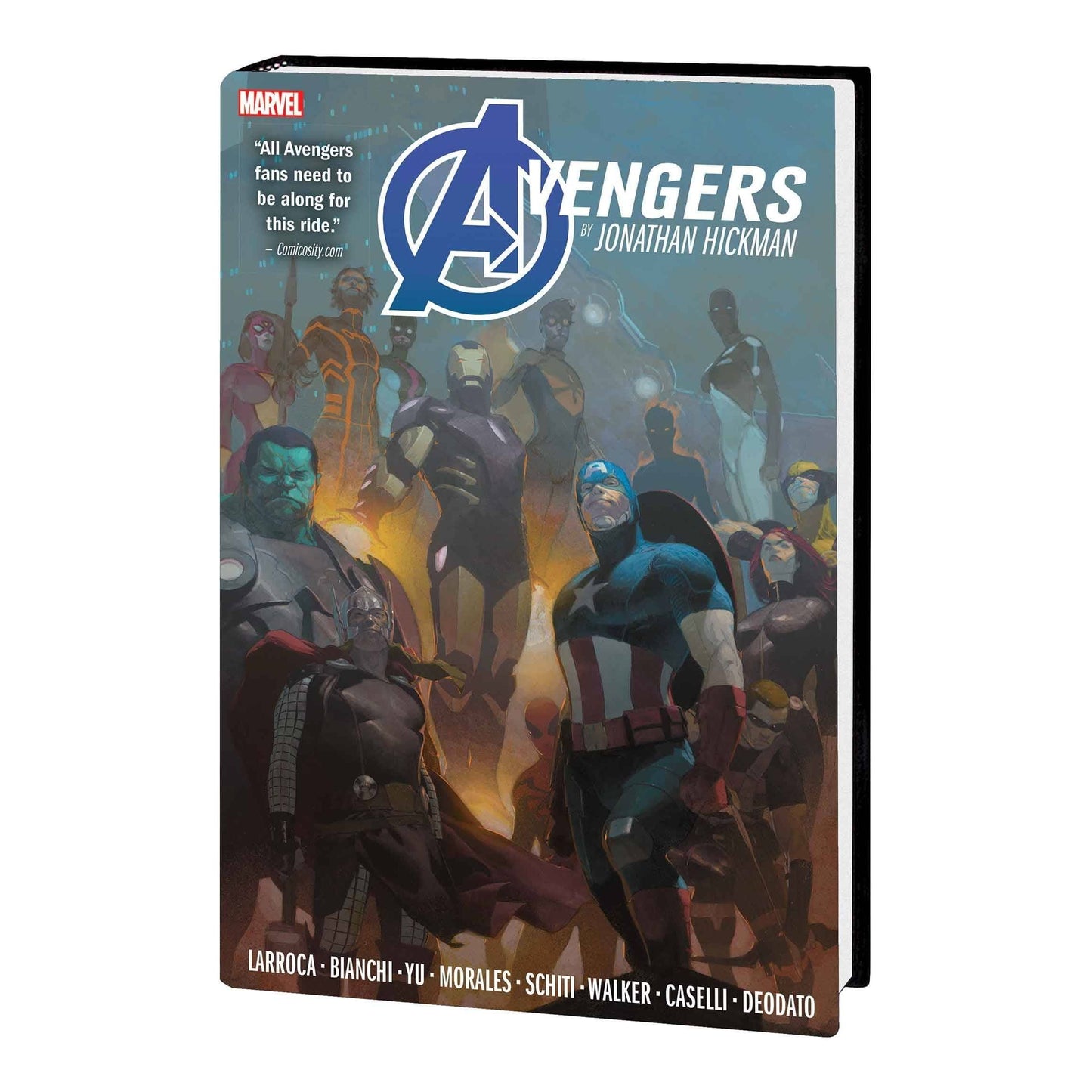 AVENGERS BY JONATHAN HICKMAN OMNIBUS VOL. 2 HC RIBIC COVER [NEW PRINTING]