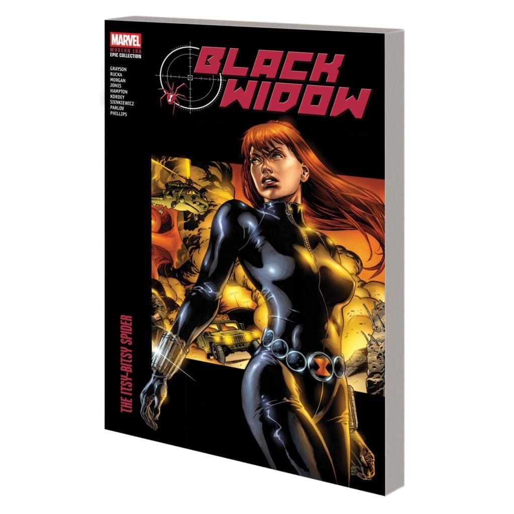 BLACK WIDOW MODERN ERA EPIC COLLECTION: THE ITSY-BITSY SPIDER TPB ON SALE 04/16/2025