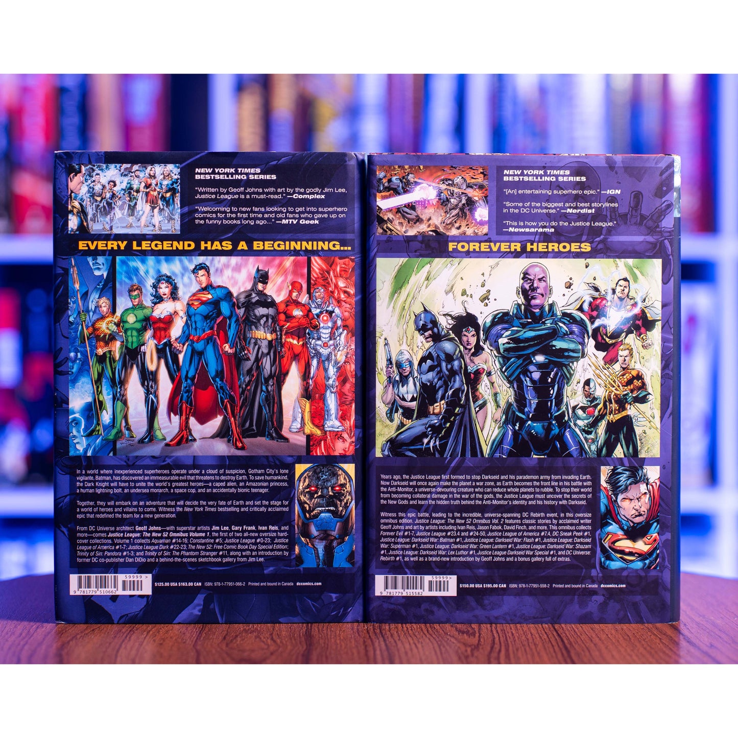 Justice League: The New 52 Omnibus Vol. 1 and 2 Bundle by Geoff John's