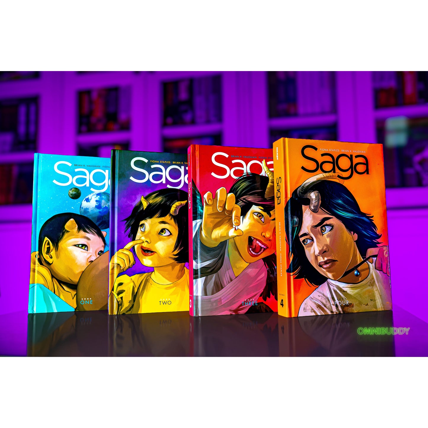 SAGA Deluxe Hardcover Vol. 1–4 Bundle – The Complete Space Epic So Far