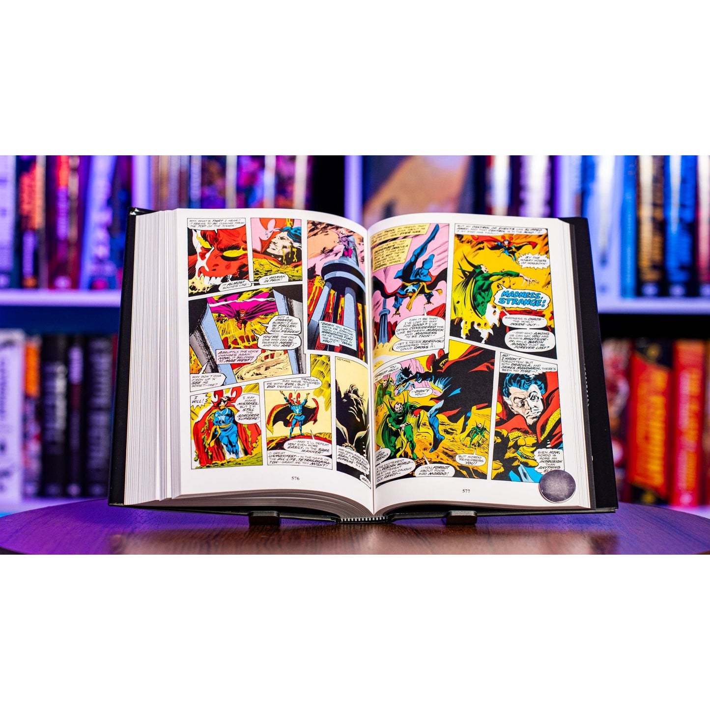 DOCTOR STRANGE: MASTER OF THE MYSTIC ARTS OMNIBUS VOL. 1 FRANK BRUNNER FIRST ISS UE COVER [DM ONLY]