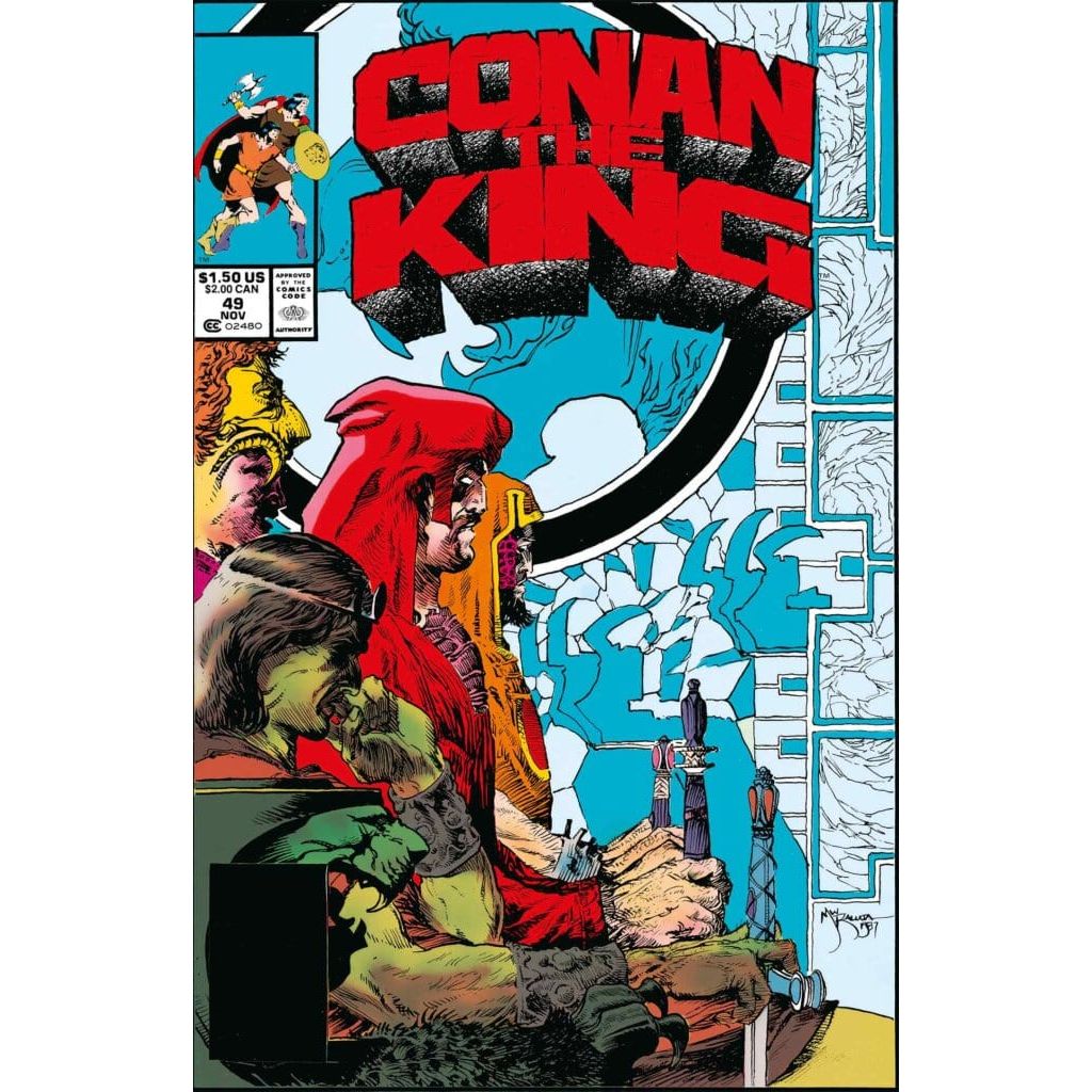 KING CONAN: THE ORIGINAL COMICS OMNIBUS VOL. 3 COVER (REGULAR): MIKE MANLEY & JUDITH HUNT  On Sale 4/8/26