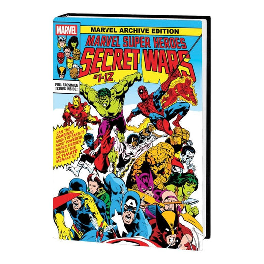 MARVEL ARCHIVE EDITION: MARVEL SUPER HEROES SECRET WARS GALLERY EDITION HC MIKE ZECK ORIGINAL FIRST ISSUE COVER