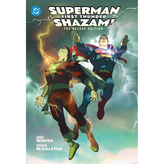 Superman/Shazam!: First Thunder Deluxe Edition (2027 Edition) HC - In Store Date: June 15, 2027