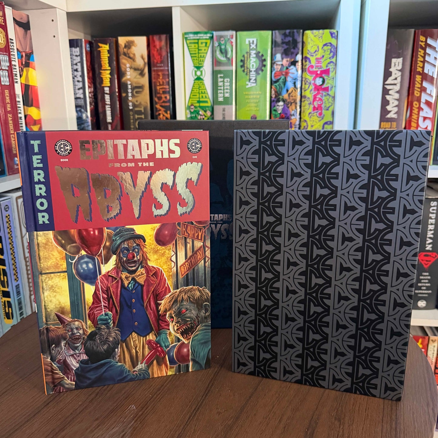 EC EPITAPHS FROM THE ABYSS HC BOOK ONE LIBRARY EDITION SLIPCASE & PORTFOLIO  In-Store: 7/15/2026