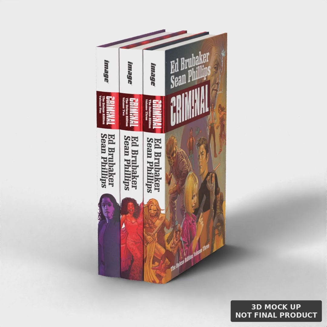 Criminal Deluxe Edition Hardcover Vol. 1–3 Bundle – PBC Exclusive Foil Edition