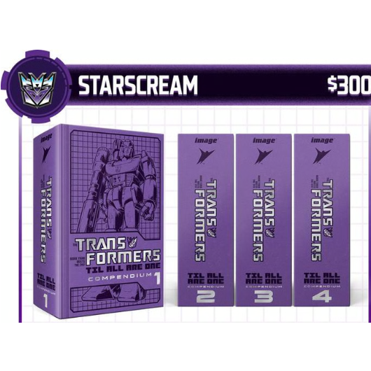 Starscream THE TRANSFORMERS: TIL ALL ARE ONE Compendium Hardcover box set - Decepticon EditionKICKSTARTER EXCLUSIVE WITH STRETCH GOALS