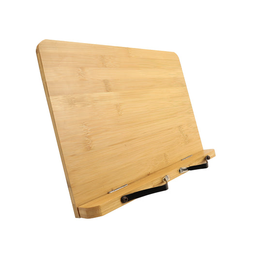 OPB Branded Large Bamboo Book Stand - 13.25 x 9.25